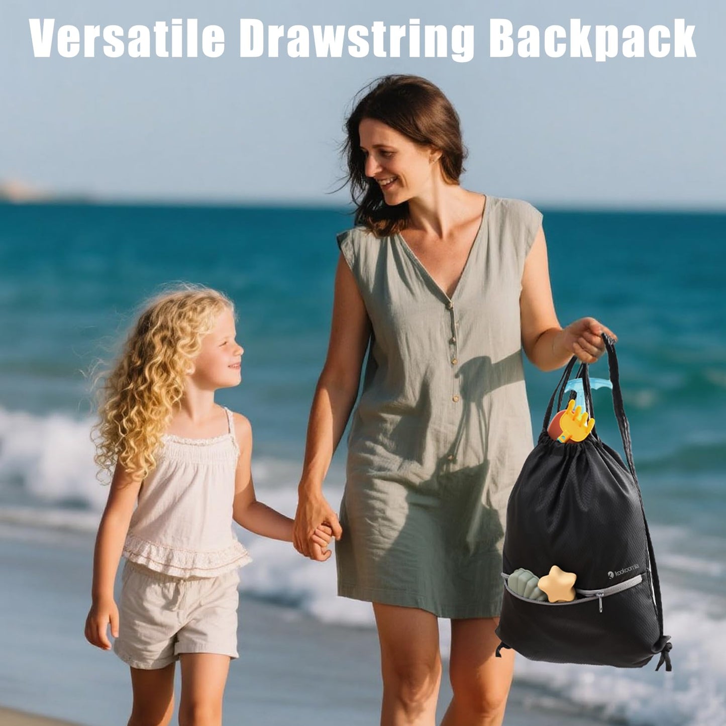 Kookoomia 6 Set Compression Packing Cubes for Travel, Lightweight and Space-Saving Luggage Organizer Bags, Sturdy Travel Essentials for Suitcase, Black