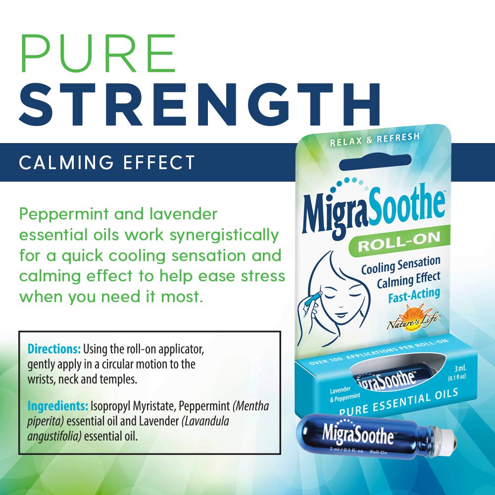 Health From the Sun MigraSoothe | Cool & Refreshing Effect| Essential Oil Roll-On Stick | 2 Pack