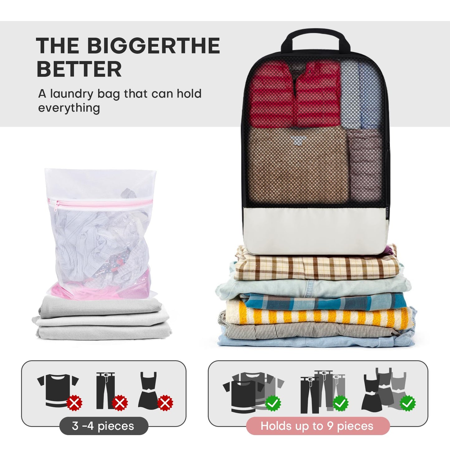 4 PCS Set Compression Packing Cubes for Travel, Lightweight Packaging Organizer Bags for Carry On Space Saving, Travel Essentials Cubes for Suitcase Backpack, Beige