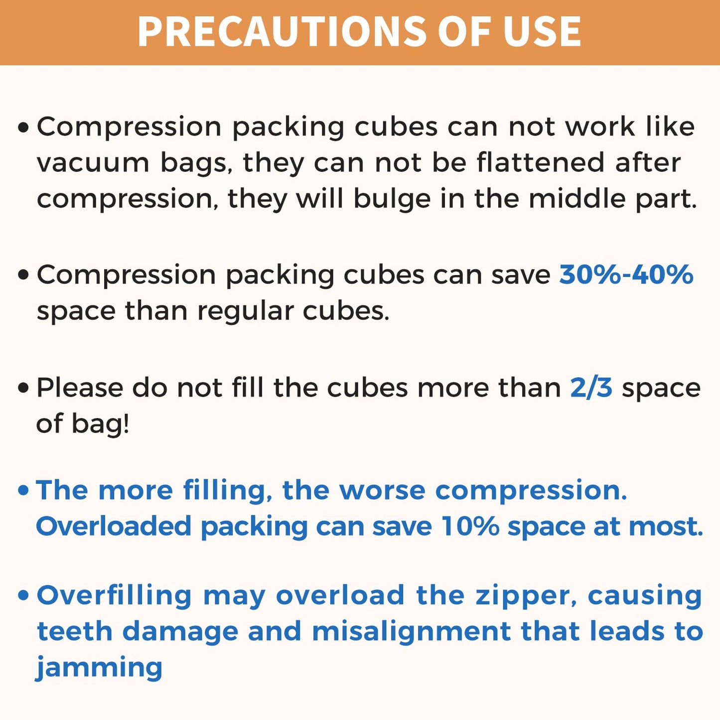 BAGAIL 4 Set/6 Set/8 Set Compression Packing Cubes Travel Accessories Expandable Packing Organizers (Square Mesh, 06-Beige)