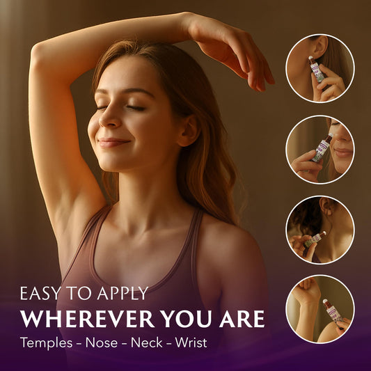 Mine Lavender Essential Oil Roll On - 100% Pure Natural Lavender Oil for Skin