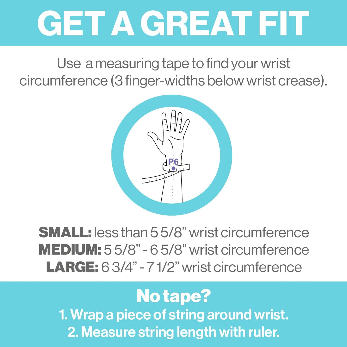 Blisslets Acupressure Relief Band - Ana Duo (Medium) - Motion Sickness Bands and Nausea Relief for Pregnant Women | Travel, Pregnancy, Cruise