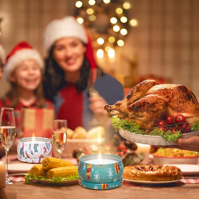 New Year's Candles Set Gift, Super Value 3 Pack 2.5 oz Aromatherapy Candles for Home Scented, Christmas Candles Gifts for Women, 3 Fragrant Scented Candles Set Can Meet Your Various Needs