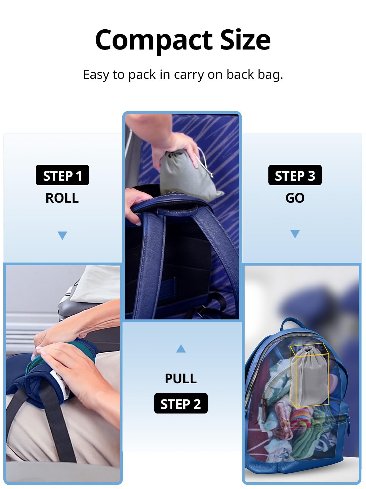 Inspireyes Travel Pillows for Airplanes, Travel Accessories for Long Flight, 360° Head Support Soft Airplane Pillow with Eye Mask for Sleeping, Stop Bobblehead, Dark Grey