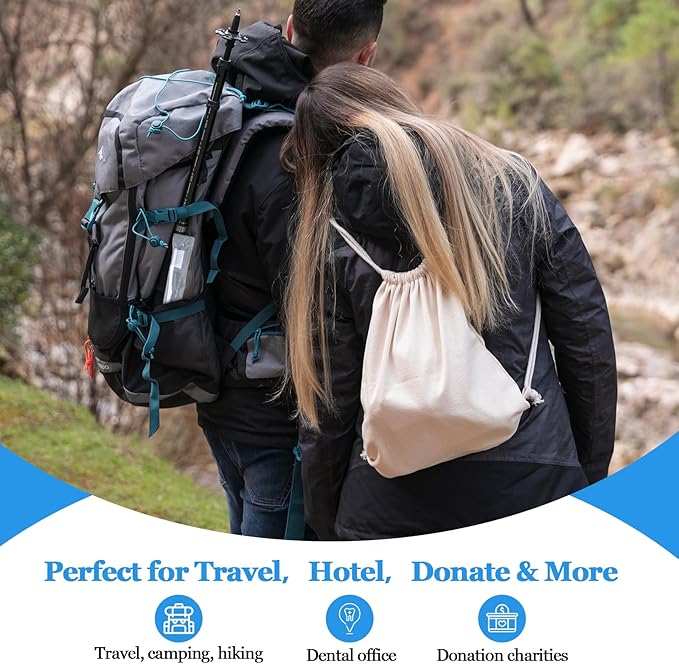 100 pcs Bulk Toothbrushes Individually Wrapped, White Manual Disposable Travel Toothbrush for Adult, Soft Bristles for Homeless,Travel, Hotels