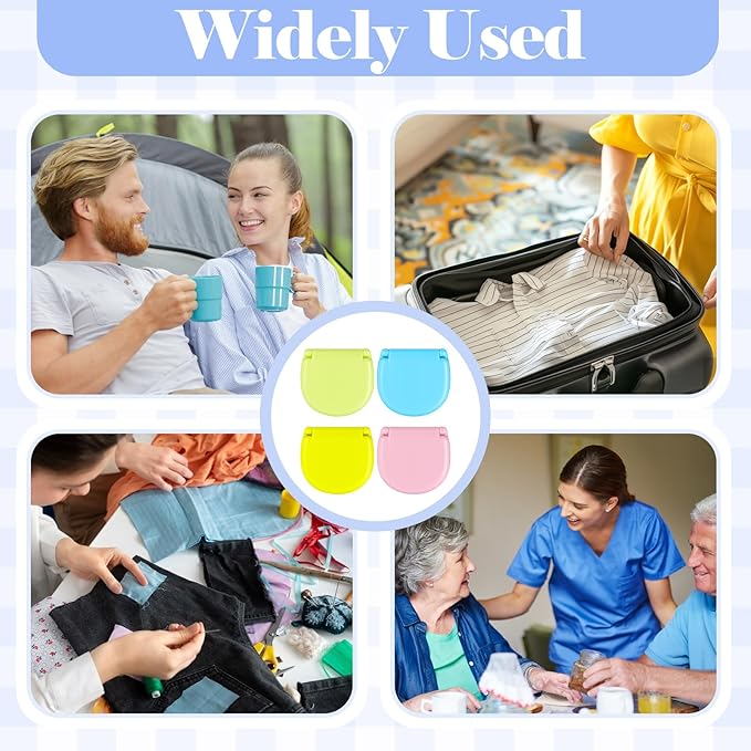 AHQiZFX 40 Pack Mini Travel Sewing Kit, Portable Sewing Tool Kits, Beginner Emergency Sewing Repair Kit with Threads Scissors Hand Sewing Needles, Plastic Sewing Kit, DIY Sewing Supplies (4 Colors)