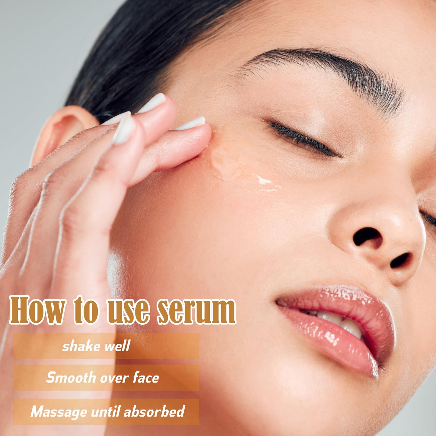 Repair Ampoule,Korean Hyaluronic Acid Serum for Skin Regeneration Serum Anti-Wrinkle and Anti-Aging Face Ampoule for Elasticity Care Helps create hydrated and smooth skin