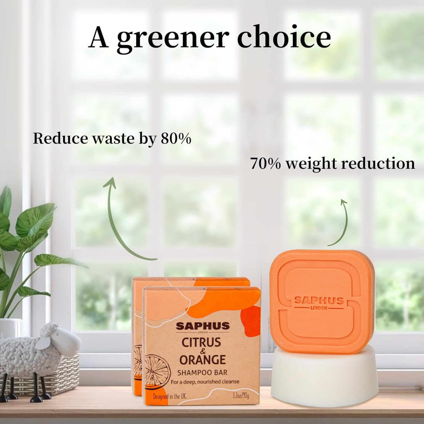 SAPHUS Argan Oil Shampoo Bar for Strengthening, Cleansing & Moisturizing Dry & Curly Hair,Travel Size, Zero Waste