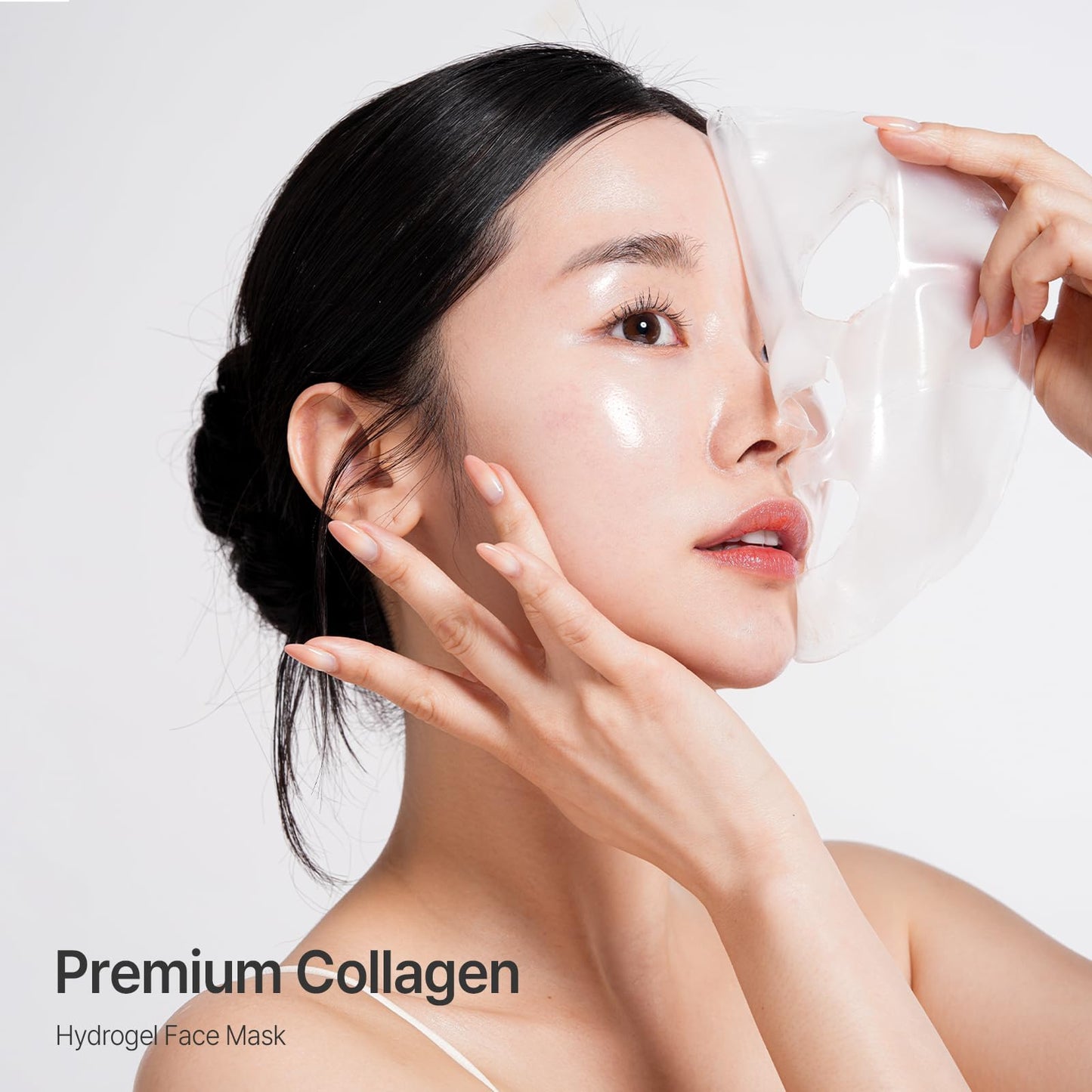 Collagen Hydrogel AntiWrinkle Deep Face Mask 15 EA Ultimate Hydration, Improves Skin Texture, Affordable Luxury, Glowing Skin, Reduces Fine Lines & Wrinkles, Made in Korea OHMYPURE (15, Deep Collagen)