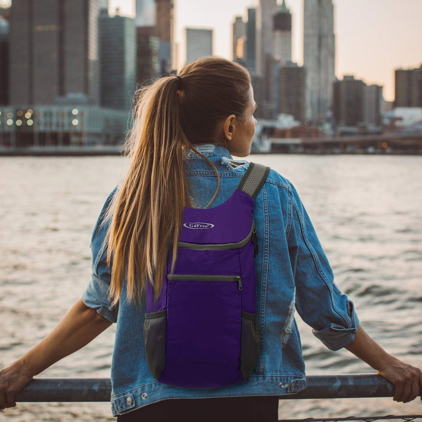 G4Free Lightweight Packable Hiking Backpack for Men Women Small Hiking Daypacks Foldable Shoulder Pack Casual Outdoor Bag 11L