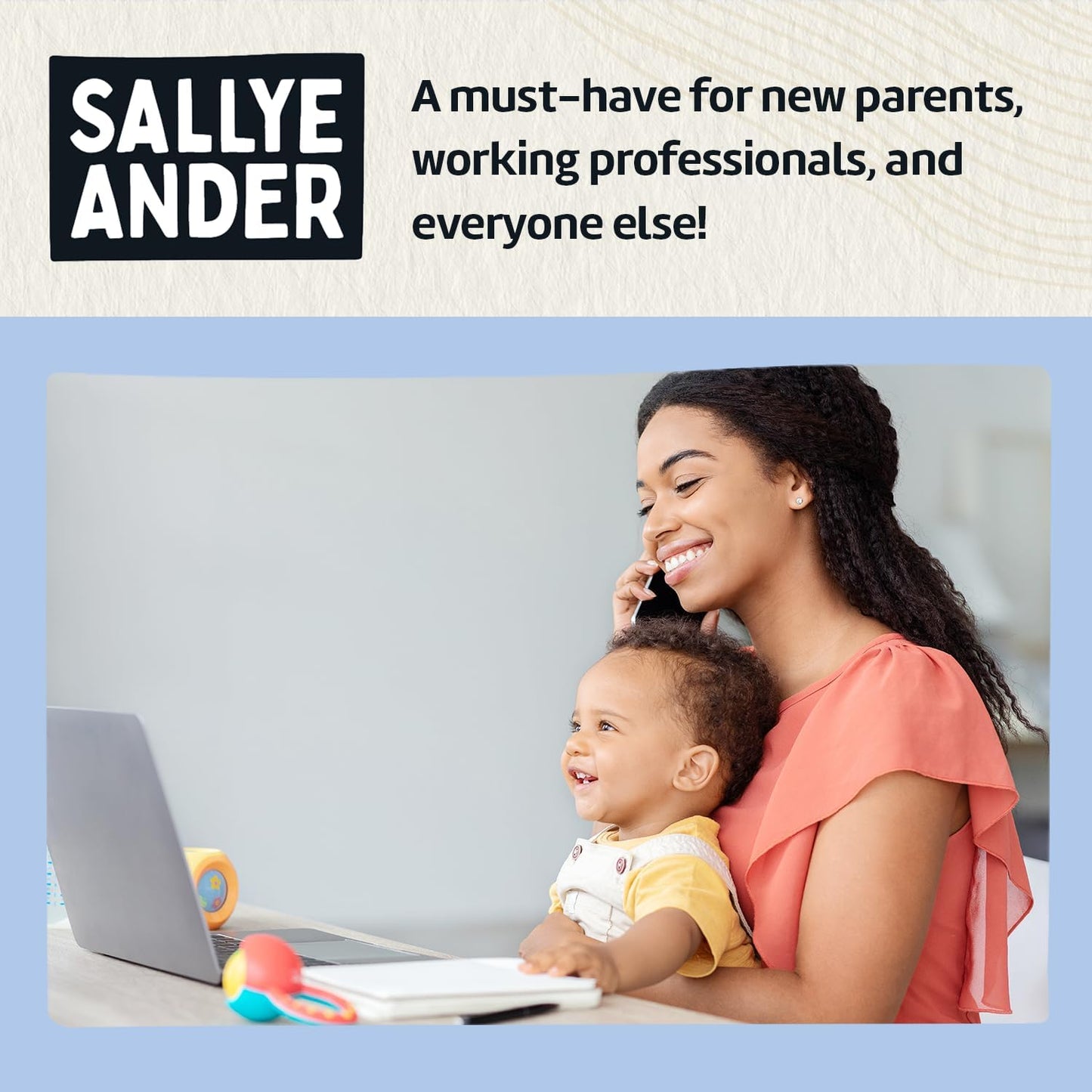 SALLYEANDER Nourish Under Eye Treatment - Soothing Stick for Dark Circles and Puffiness - Hydrating Shea, Cupuacu and Cocoa Butter - Gently Restore Tender Under Eye Skin - Handmade, Organic Balm