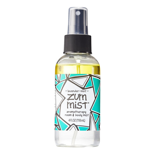 Indigo Wild Zum Mist Room & Body Spray - Aromatherapy Essential Oil Spray - Natural Body Mist & Room Spray - Lavender-Mint Scent - 4 fl oz