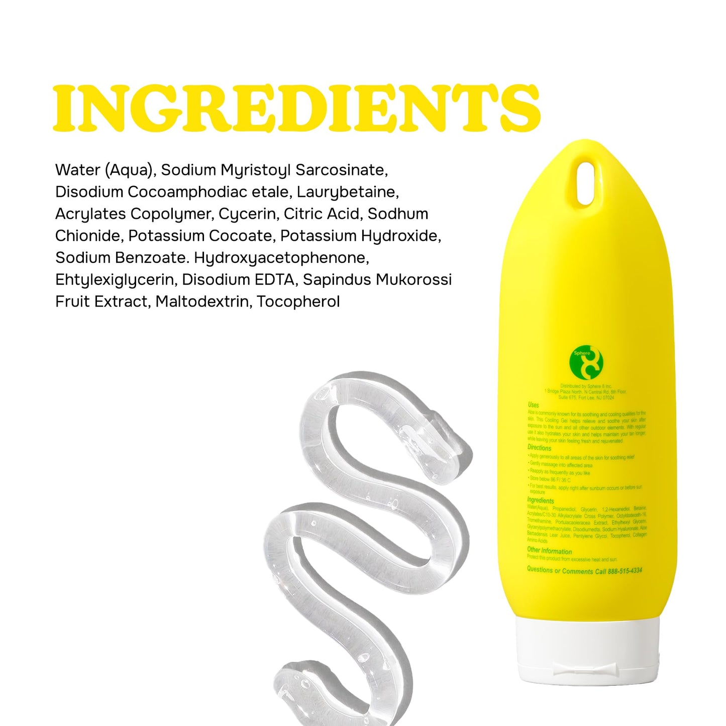 LIFEGUARD After Sun Aloe Gel - Cooling and Soothing Aloe Gel for After Sun Care and Sunburn Relief, Instant Hydration and Moisturizer, Lightweight Texture - 8 fl. oz.