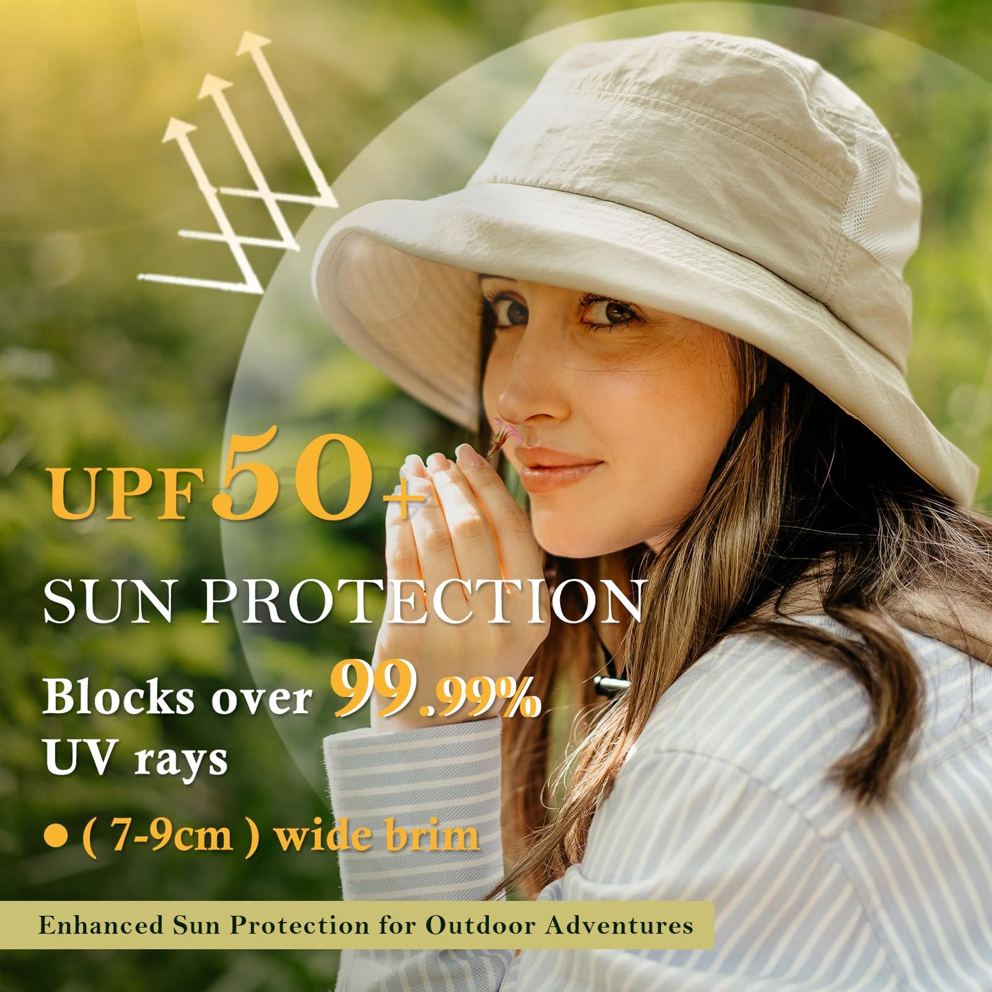 TOP-EX Women’s Sun Hats Wide Brim UV Protection UPF 50 with Ponytail Hole Packable Foldable Bucket Hat for Summer Beach Travel Outdoor Camping Gardening Waterproof Lightweight and Breathable Grey M