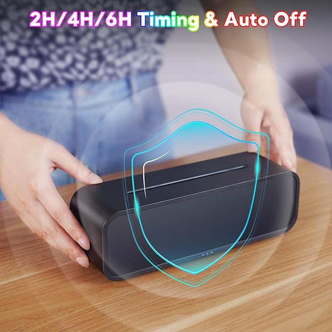 Eseential Oil Diffuser, 250ml Flame Oil Diffuser - Aromatherapy Humidifier, Sound Activated Flame Effect, Rainbow Flame, Music Sync, Remote Control - Perfect for Bedroom Home Office Yoga (Black)