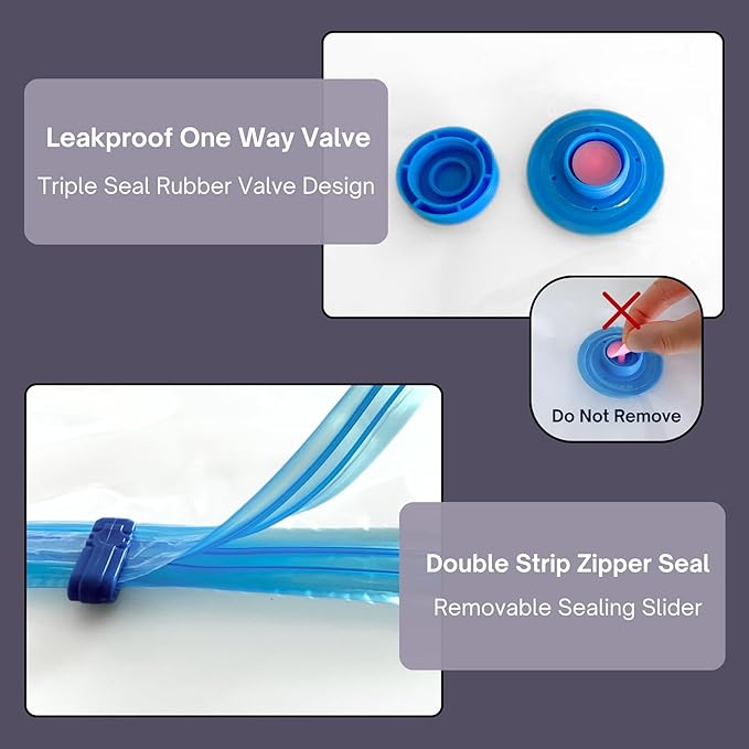 10 XL Jumbo Vacuum Storage Bags with Pump, Extra Large Compression Space Saver for Comforter, Duvet, Bedding, Blanket Storage, Vacuum Seal Bags for Clothing, Luggage Closet Organizer