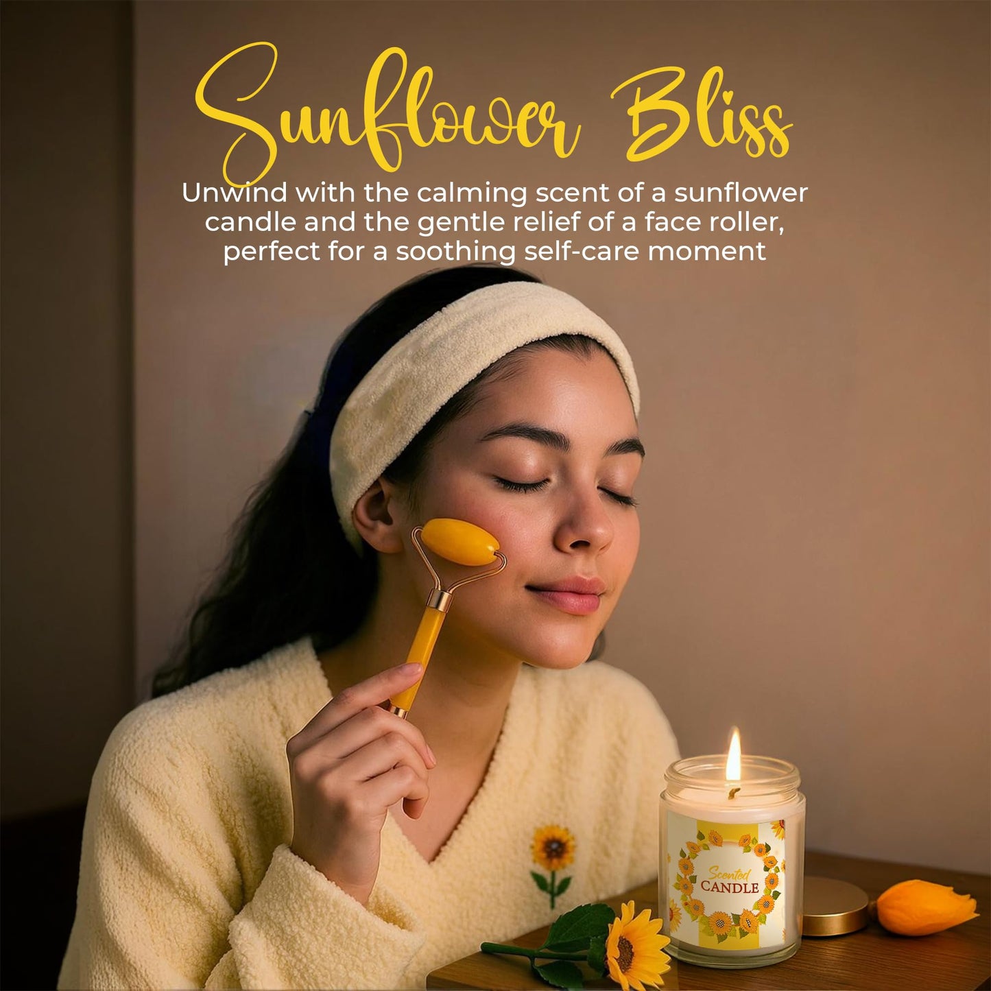 18Pcs Sunflower Gifts for Women - Unique Gift Basket Set - Birthday Gifts for Women, Best Friend, or Sister - Sunshine Box Care Package, Get Well Soon, Thinking of You, Friendship Basket