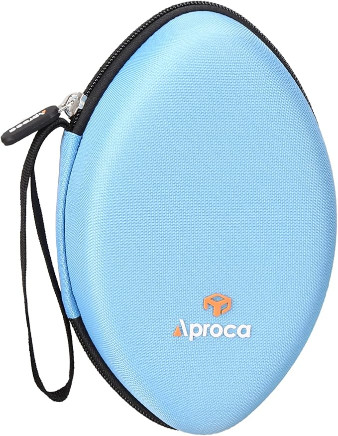 Aproca Hard Travel Storage Case for AILIHEN C8 / Tribit XFree Tune Headphones Folding Lightweight Headset (Blue)
