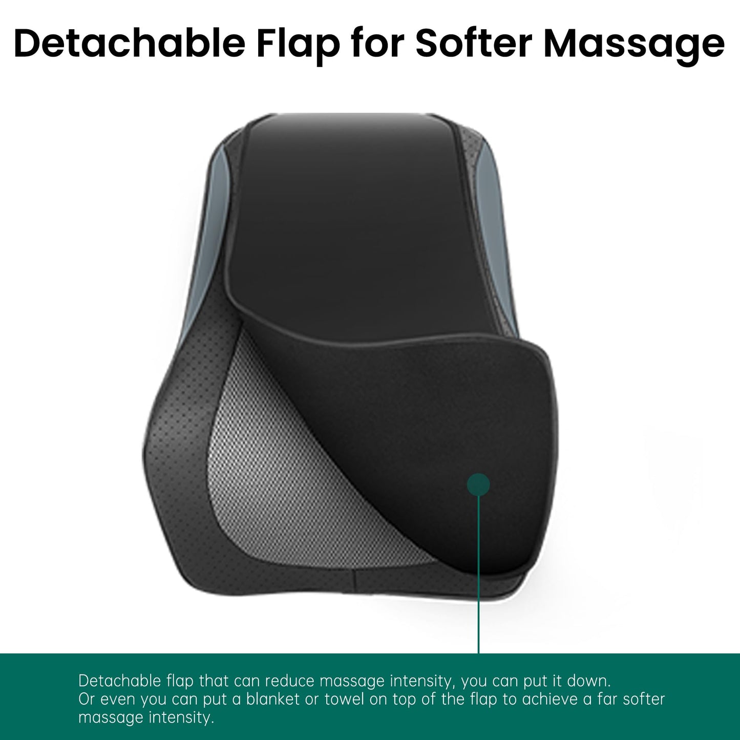 Snailax Back Massager for Back Pain Deep Tissue, Shiatsu Lower Back Neck Massager with Heat, 3D Kneading Massage Pillow for Neck Shoulder Legs, Gifts for Mom, Dad, Women