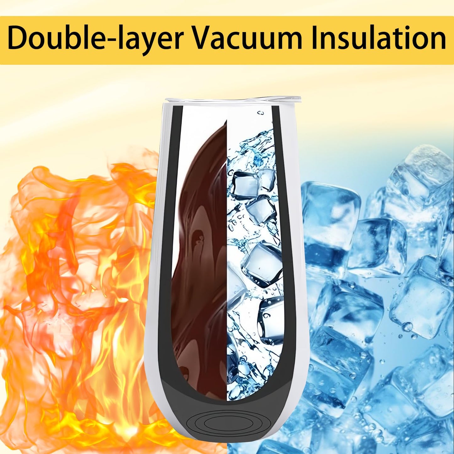 merrisport Wedding Gifts for Couples 2025,Hubby and Wifey Champagne Flutes with Best Wishes Card, Insulated Stainless Steel Tumblers with Lids, Bride and Groom Gift Box, Mr and Mrs Gift,12oz