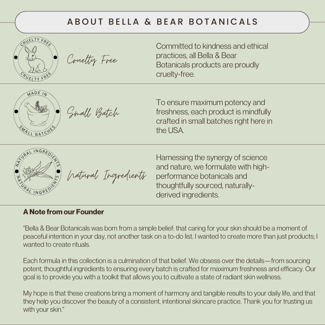 Bella & Bear The Complete Ritual: Ultimate AM & PM Skincare Collection - 9-Step Full Day & Night Routine for Radiant, Balanced Skin
