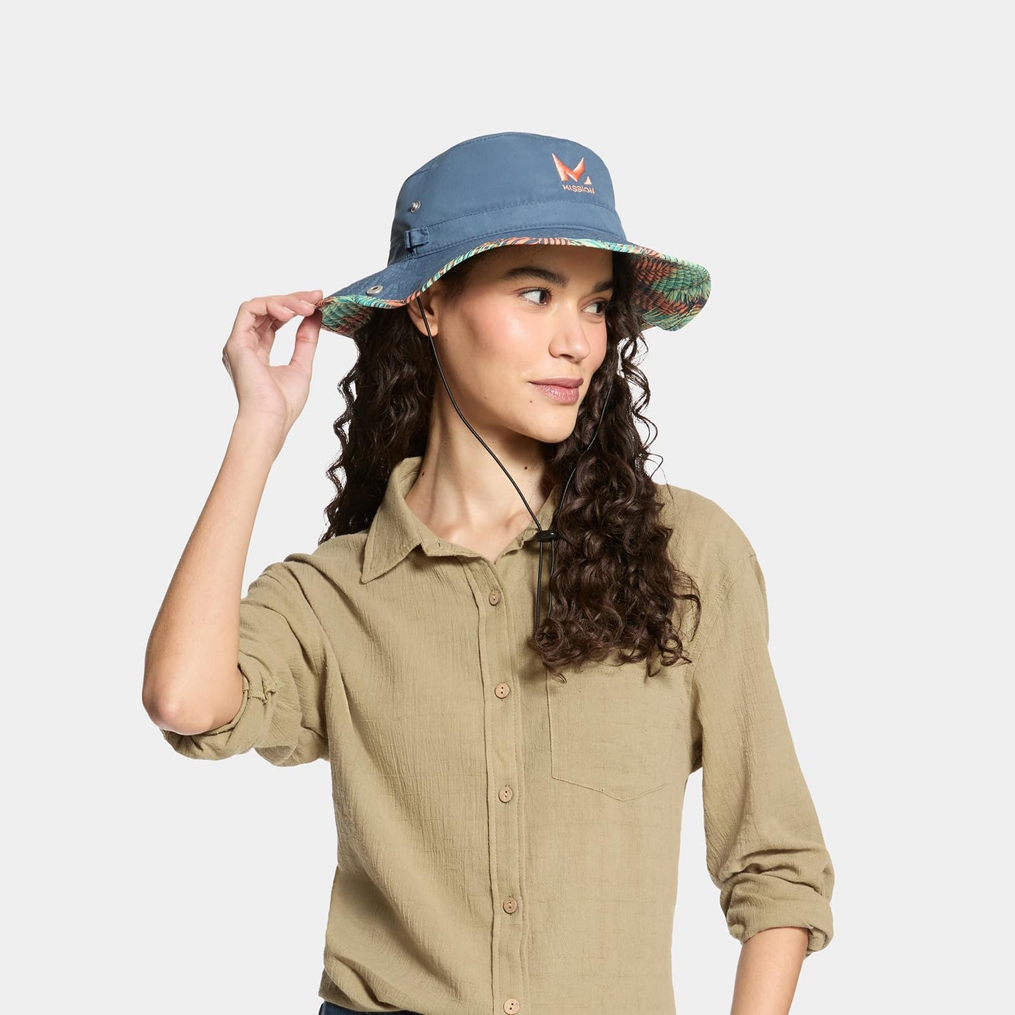 MISSION Cooling UPF Bucket Hat - Unisex Sun Hat for Hiking, Golfing & Fishing - Sweat & Water Activated Technology
