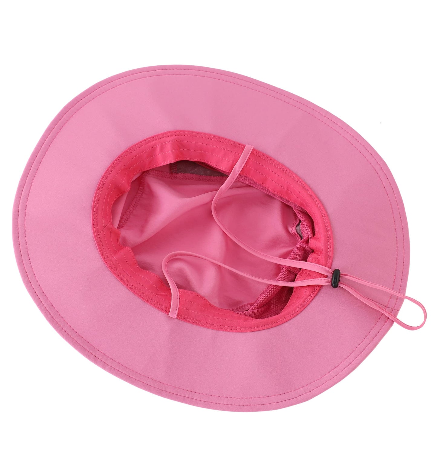 Connectyle Women's UPF 50+ Safari Sun Hat Breathable UV Protection Fishing Hat (Hot Pink)