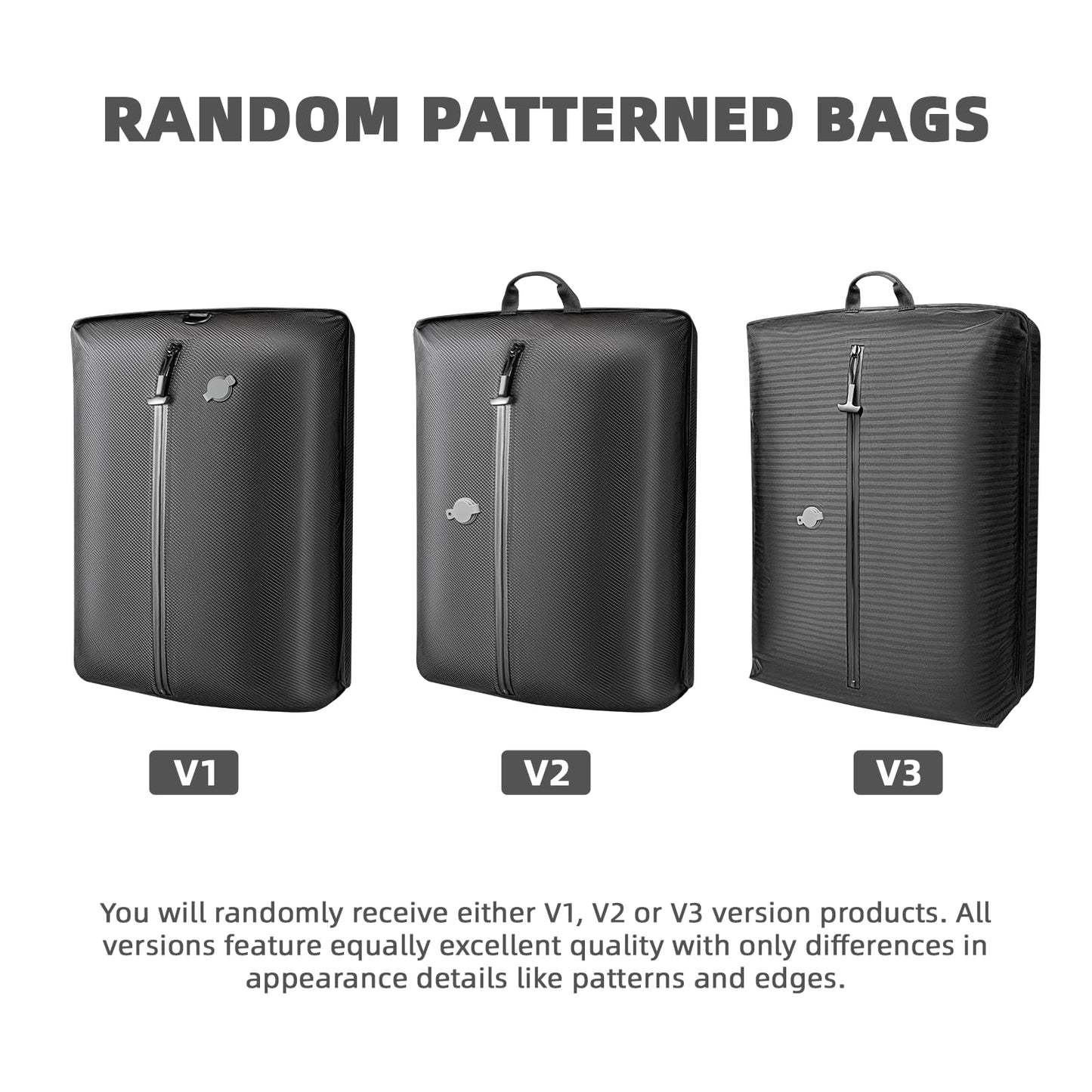 Luvan Travel Vacuum Bags for Luggage, Reusable Space Saver 33L Compression Clothing Packing Storage Organizer Cube for Carry On Suitcases and Backpack, IP67 Waterproof (1PC No Pump)