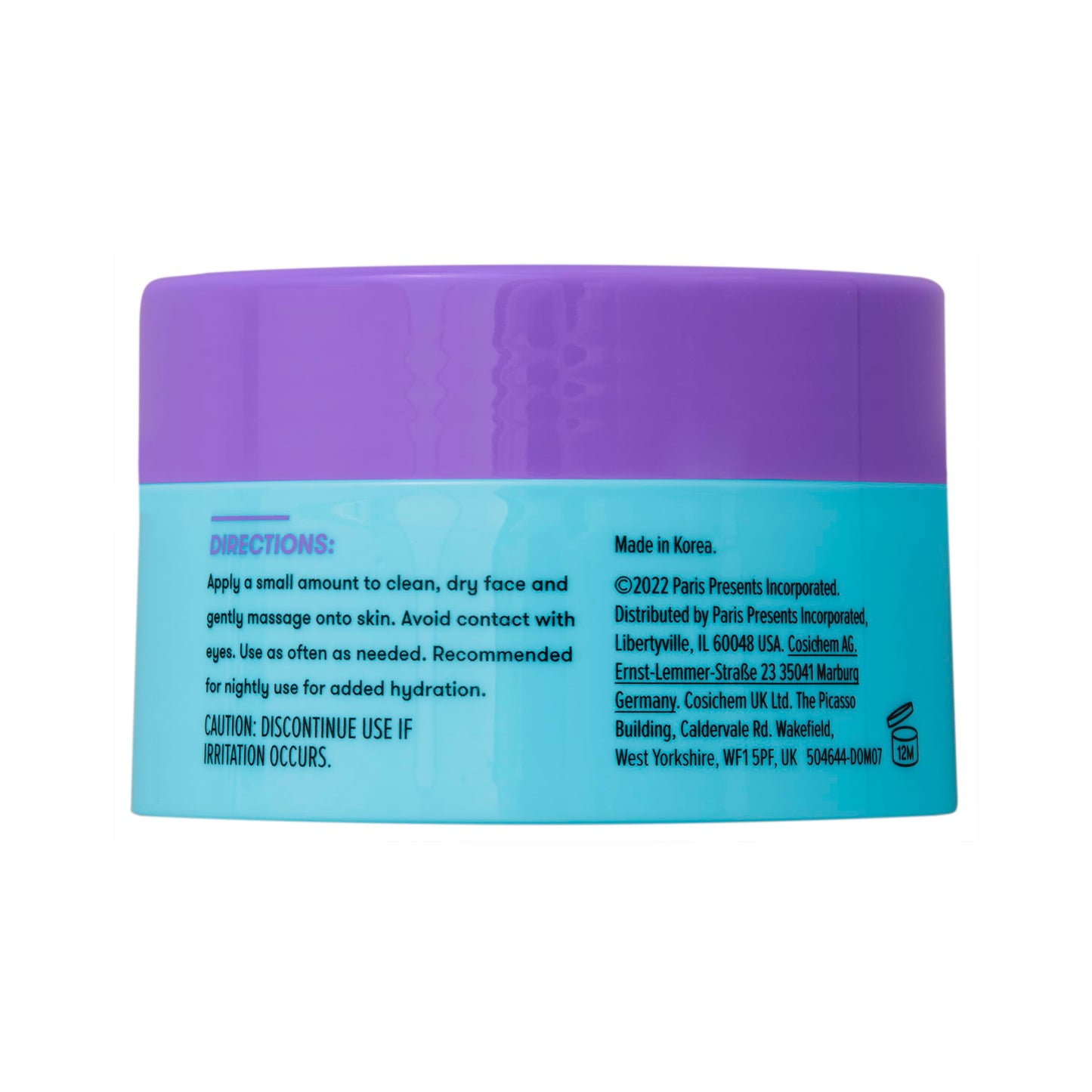 Freeman Rich Cream + Overnight Leave-On, Moisturizing Face Mask, Facial Mask For Dry Skin, Face Cream Infused With Magnesium & Hyaluronic Acid To Hydrate & Soothe Skin, 1.7 fl.oz./ 50 mL Jar