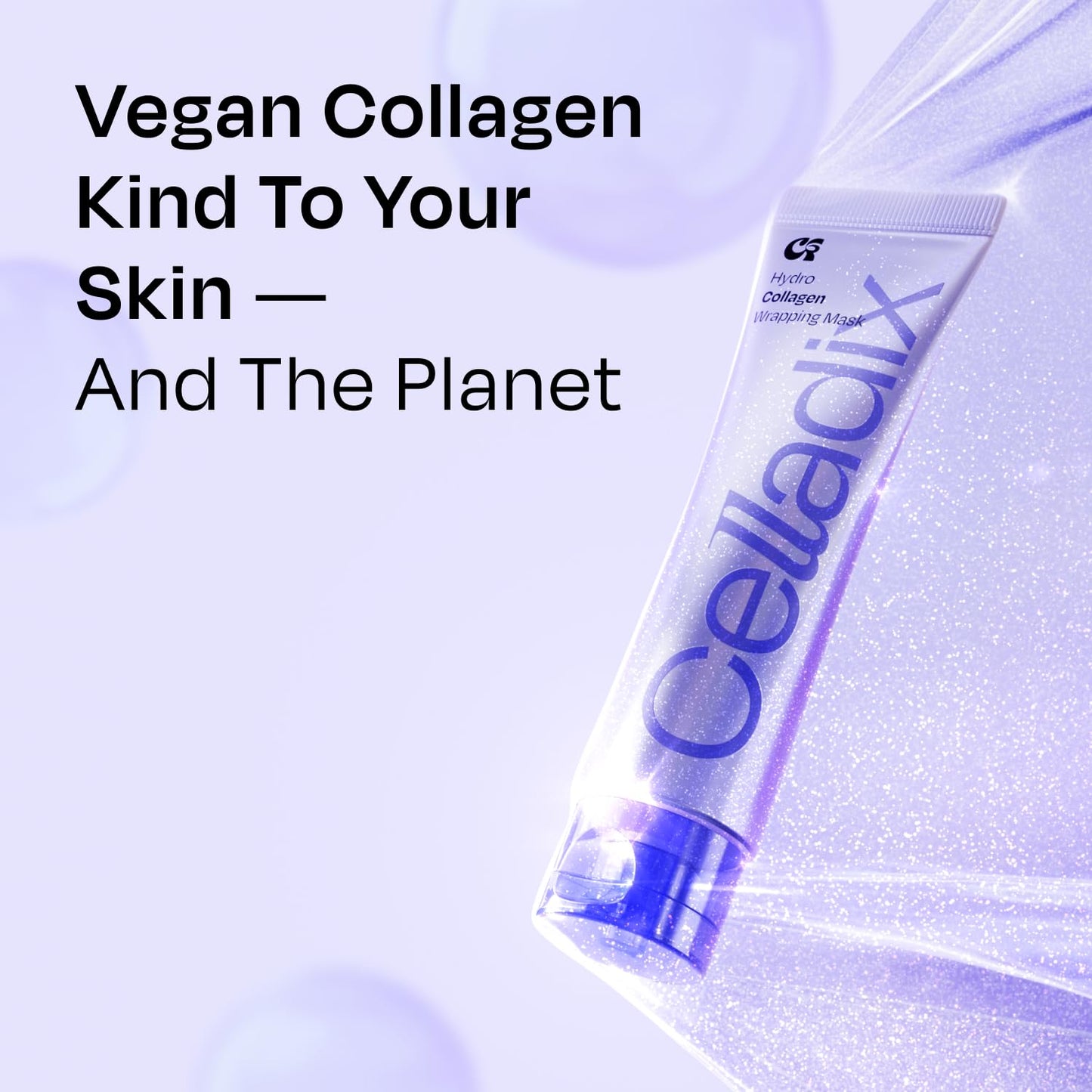 Celladix Hydro Collagen Wrapping Mask – Overnight Hydrating & Firming Peel-Off Face Mask, Vegan Collagen, Niacinamide–Pore Minimizing & Radiance Boost, Korean Skincare, 2.53 Fl Oz (Pack Only)