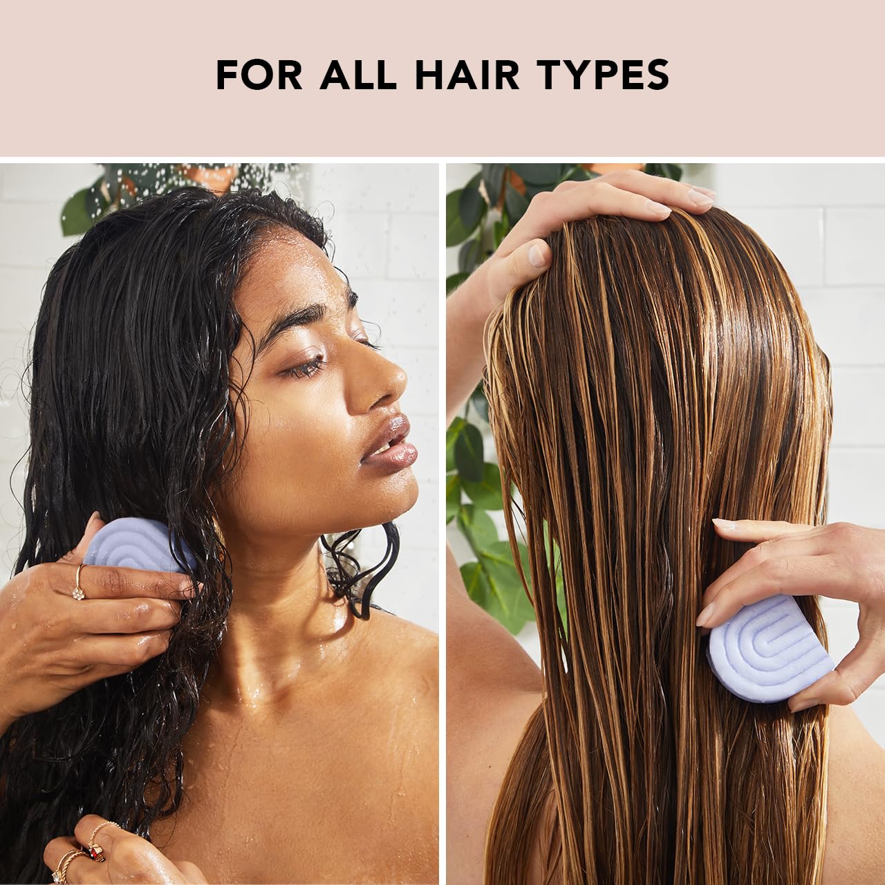 Kitsch Toning Purple Conditioner For Blondes & Color Treated Hair - Conditioner Bar For Women & Men - With Biotin for Strengthening & Neutralizing Brassy Tones - Vegan, Silicone & Sulfate Free - 2.7oz