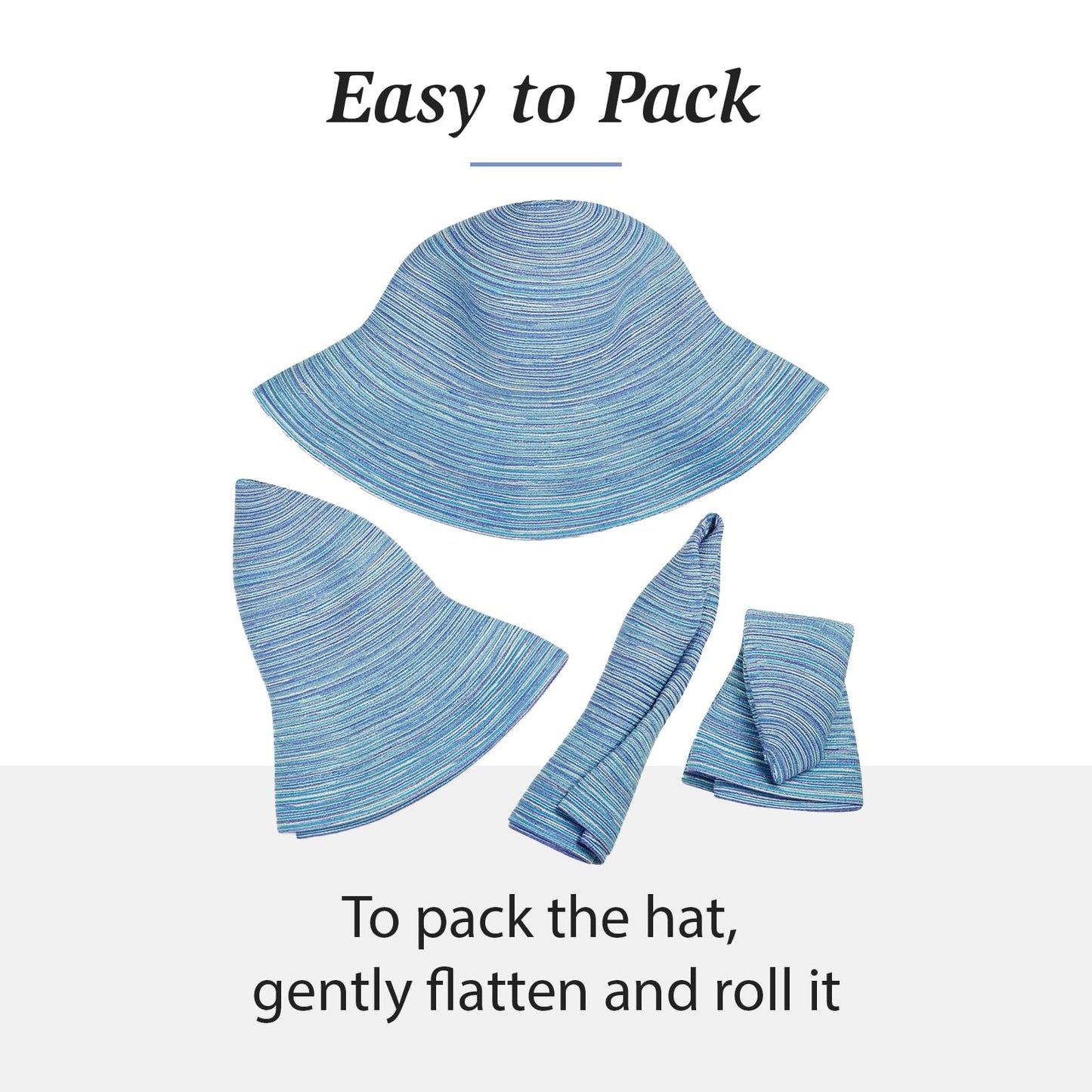 Wallaroo Women’s Sydney Sun Hat (Ivory) - UPF 30+ Sun Protection, Wide Brim, Packable & Adjustable, Lightweight, Soft, Comfortable, Breathable, Perfect for Travel, Beach, Outdoor, Everyday Wear