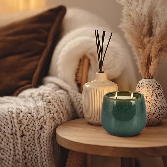 1 Pack Outdoor Citronella Candle Ceramic Mug |Outdoor - Safe for Picnic, Patio, Camping Adventures & Indoor, Great Gift Idea.