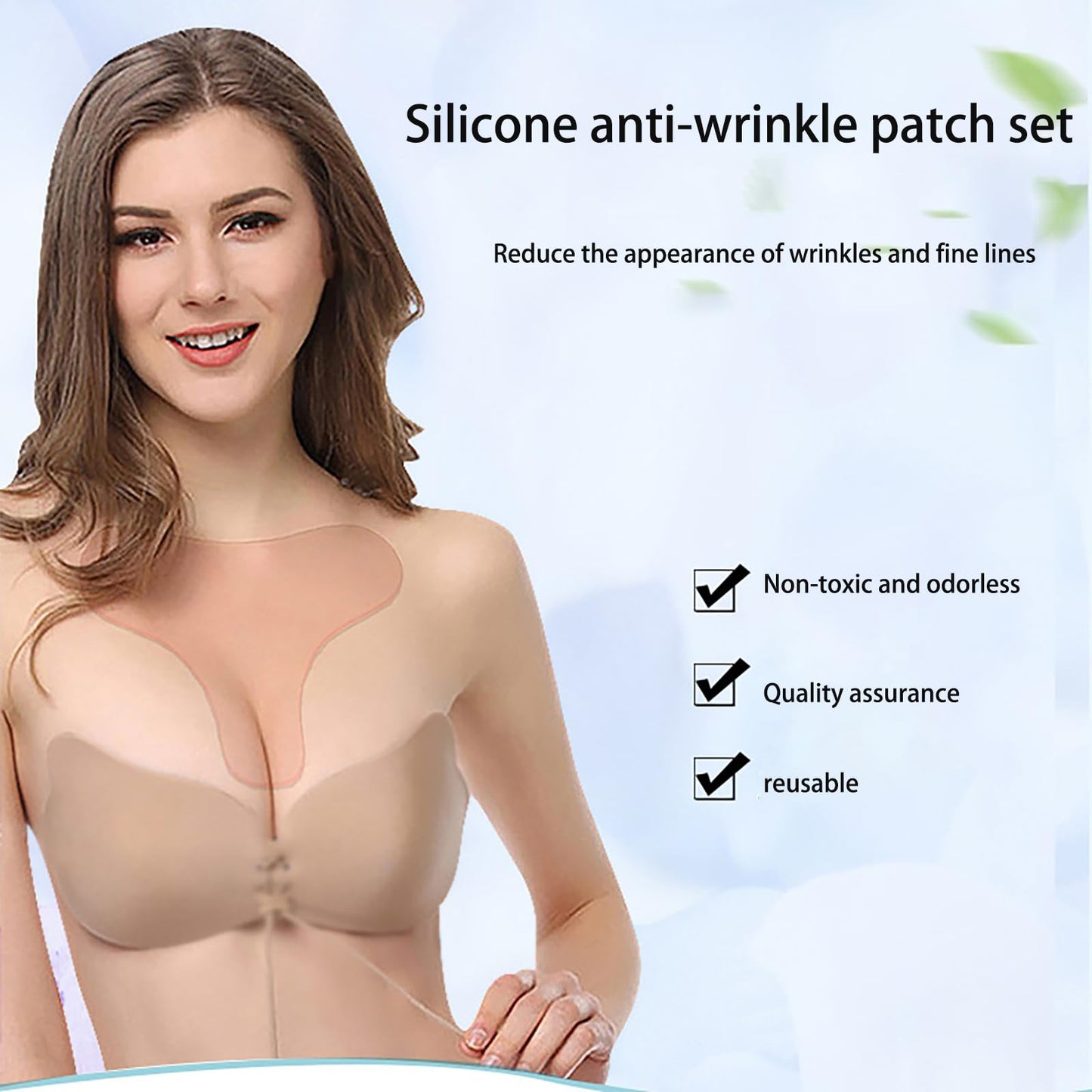 VolksRose Silicone Wrinkle Patches (18Pack) – Reusable Face, Forehead & Neck Patches for Wrinkles – Anti-Aging Overnight Mask Smooths Forehead Lines, Under Eyes, Mouth & Cleavage – Hydrating & Firming