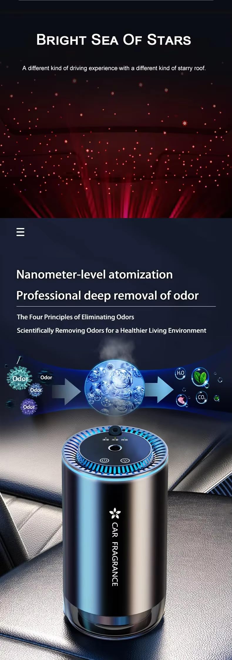 Essential Oil Diffuser – USB Rechargeable Aromatherapy Diffuser with 3-Speed Mist Control | Compact & Silent Operation | Aluminum Alloy + PC Body | Ideal for Home,Office & Car