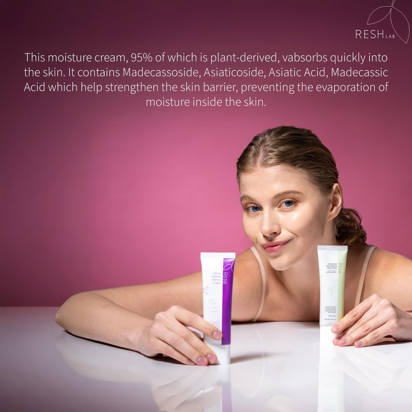 Korean Cica Repair Cream – Hydrating & Redness Relief Face Moisturizer | Soothing Daily Barrier Cream with Ceramide & Panthenol for Sensitive, Acne-Prone & Dry Skin – Fragrance-Free (50 ml)