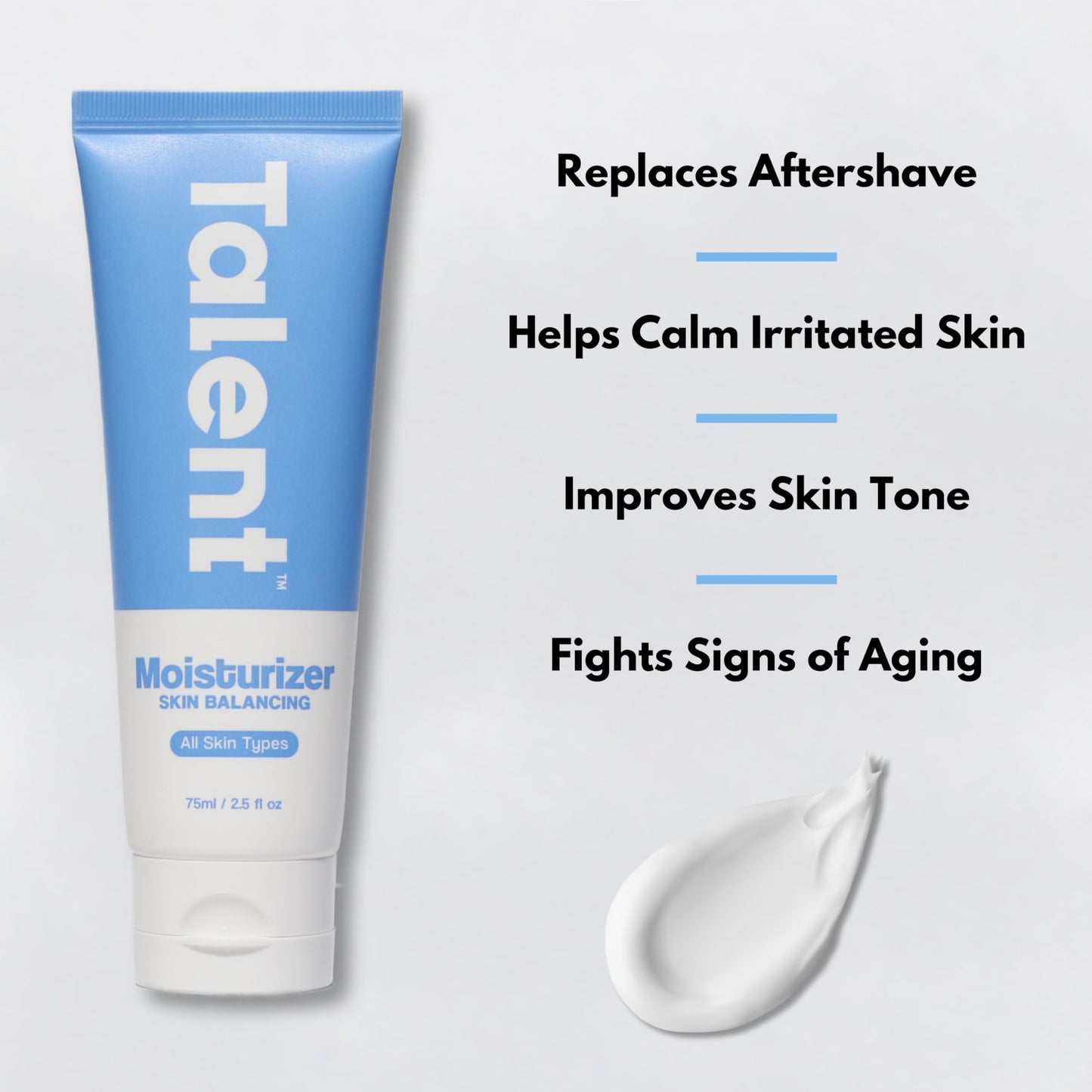 Talent Complete Skincare Set for Men – 90 Day Supply, Korean Skincare, EWG Verified, Fragrance-Free Cleanser, Exfoliator, Serum & Moisturizer, Full Routine Kit