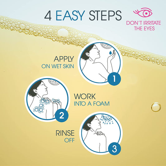 Bioderma - Atoderm - Shower Oil - Moisturizing and Nourishing Body and Face Wash - for Family with Very Dry Sensitive Skin 3.33 Fl Oz