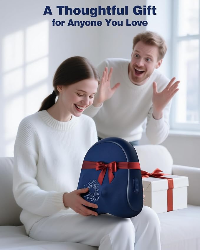 Shiatsu Back and Neck Massager with Heat – Deep Kneading Massage Pillow for Relaxation – Corded Design for Full Body Use