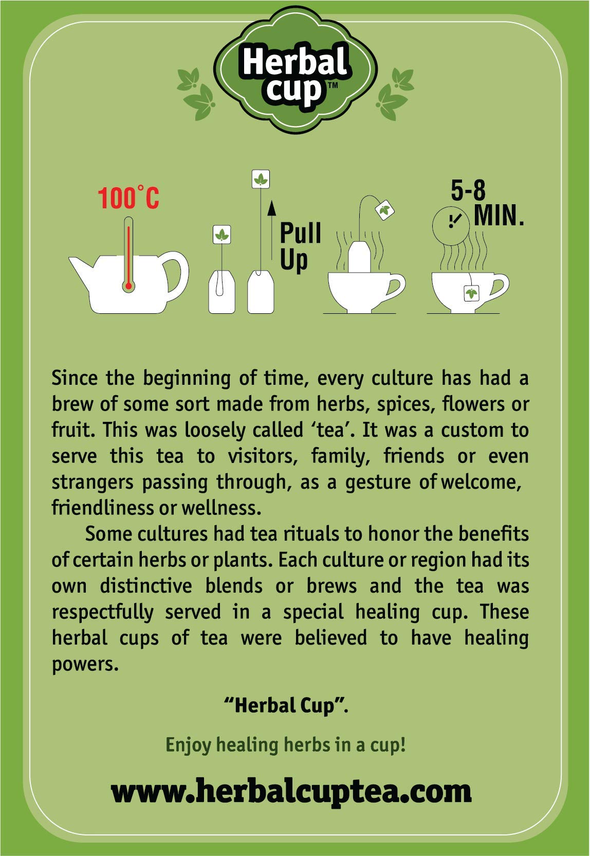 Herbal Cup Ayurveda Tea, Organic Anti-Stress, No Caffeine Herbal Supplement (Anti-Stress, 16 Count (Pack of 1))