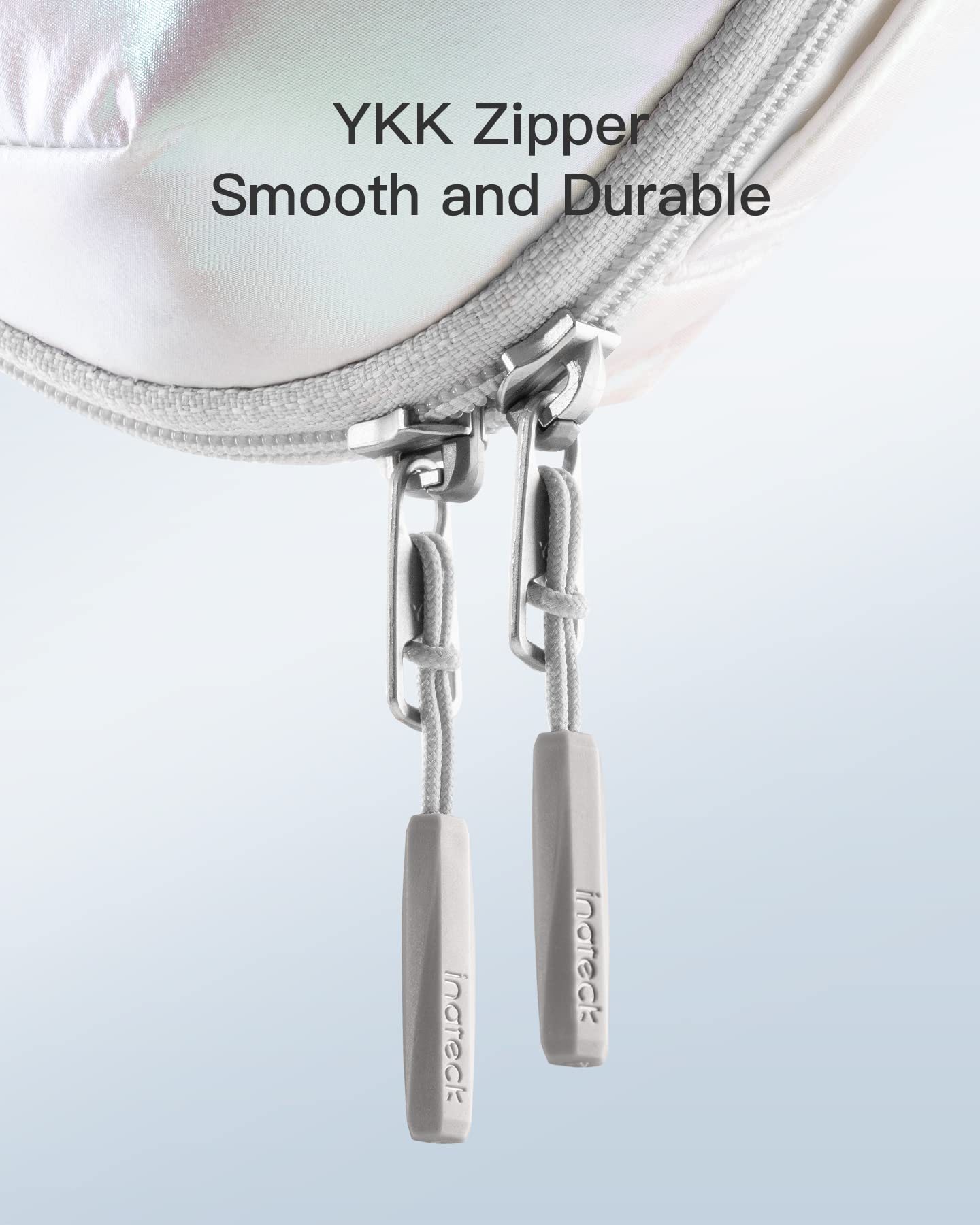 Inateck Electronics Organizer Travel Case, 180° Open Water-resistant, Multifunctional Travel Organizer Bag, Electronic Accessories Carry Case, Aurora, Large