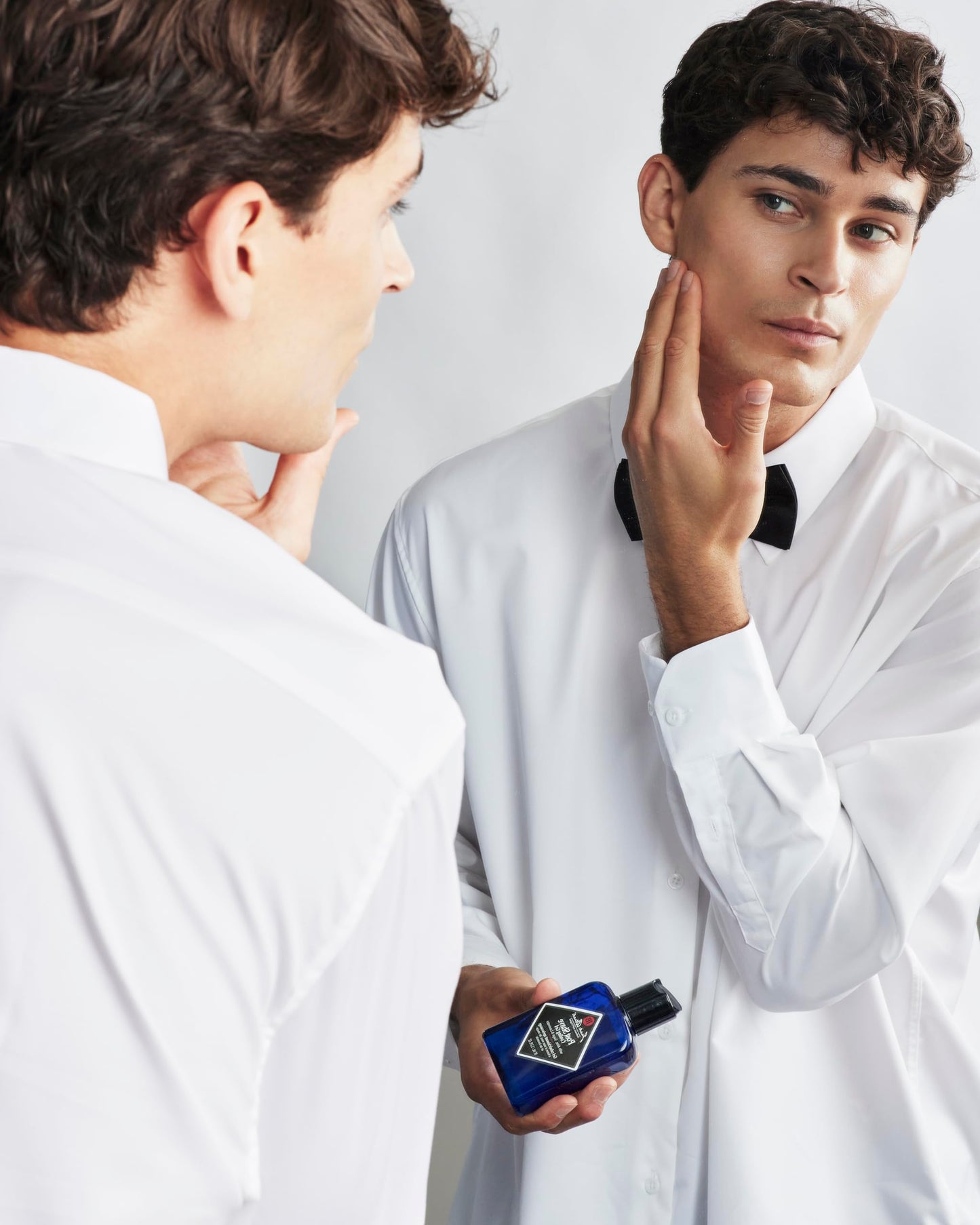 Jack Black Three You Need Shave Essentials Set for Men – Face Scrub, After Shave Cooling Gel, Shave Lather, Mens Skin Care Kit, Men's Skincare Gift Set