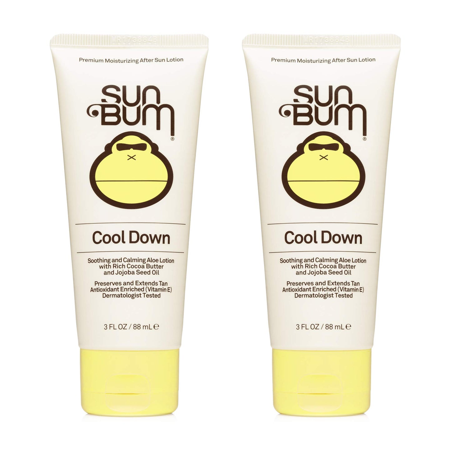 Sun Bum Sun Bum Cool Down Aloe Vera Lotion Vegan and Hypoallergenic After Sun Gel With Cocoa Butter To Soothe and Hydrate Sunburn 3 Ounce 2 Pack