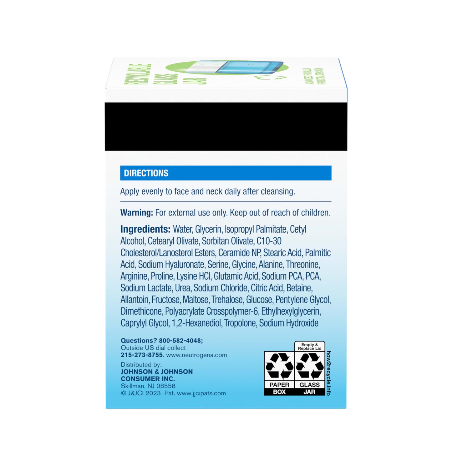 Neutrogena Hydro Boost Gel Cream, 48 Hr Hydration for Normal/Dry Skin, Fragrance Free, Face Moisturizer with Hyaluronic Acid, 1.7 oz. & Trial Size Hydro Boost Hydrating Gel Cleanser, 0.5 fl oz