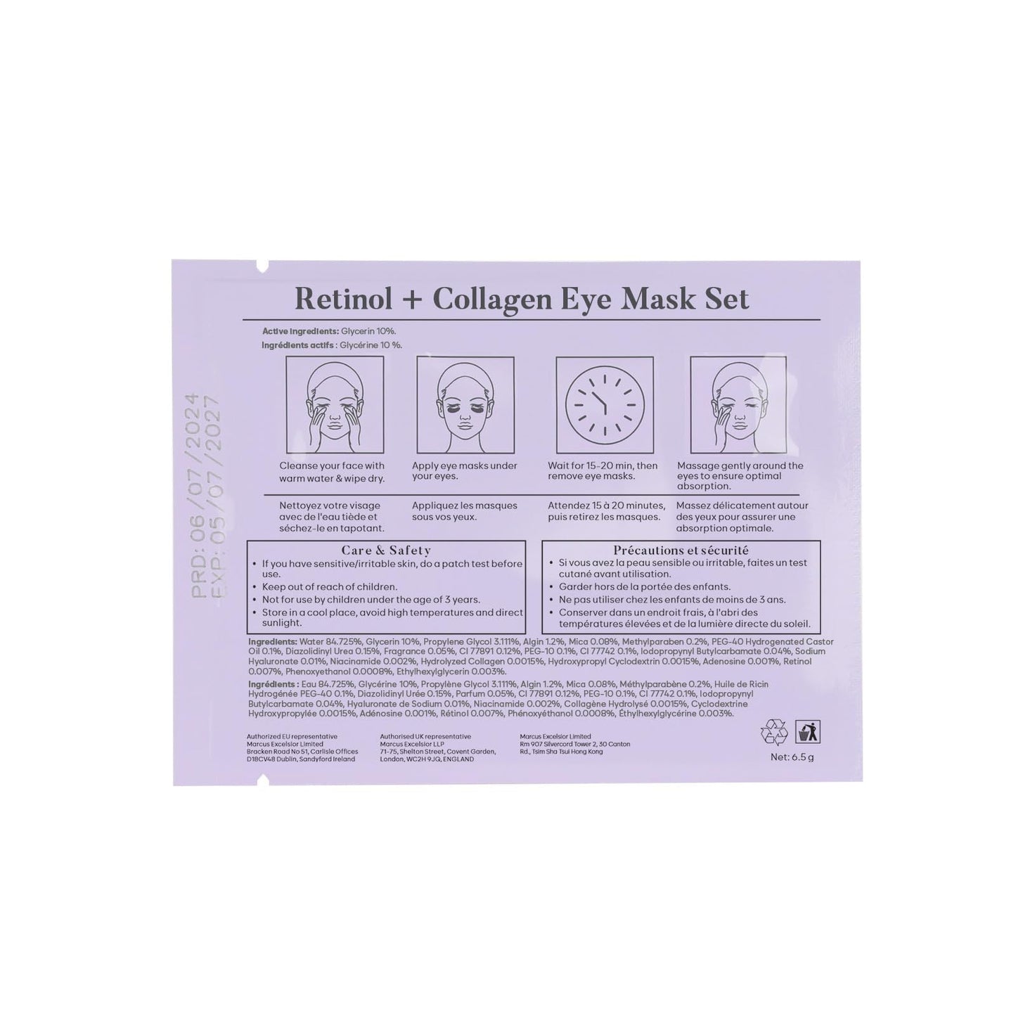 BLOOMORA Under Eye Patches for Puffy Eyes and Dark Circles (30 PAIRS), Collagen Eye Masks for Dark Circles and Puffiness, Bachelorette Party Favors, Bridesmaid Gifts (Glow Series)