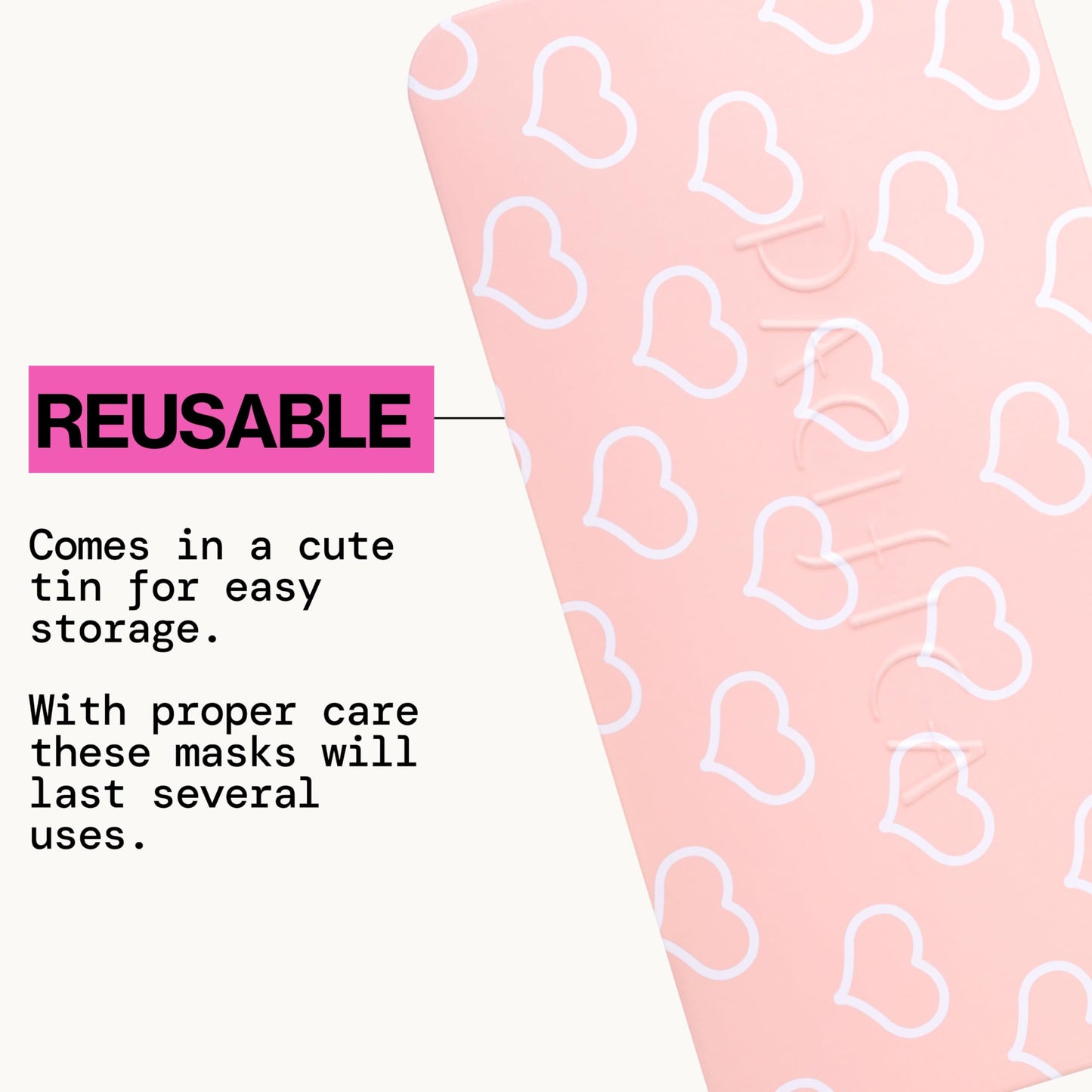 Pacifica Beauty Reusable Lip Line Mask, Skincare, Silicone Mask, For Fine Lines and Wrinkles, Lift and Firm, Pair with Serum, Storage Tin Included, Skin Care, Face Masks Skincare, Vegan, 2 Pieces