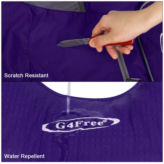 G4Free Lightweight Packable Hiking Backpack for Men Women Small Hiking Daypacks Foldable Shoulder Pack Casual Outdoor Bag 11L