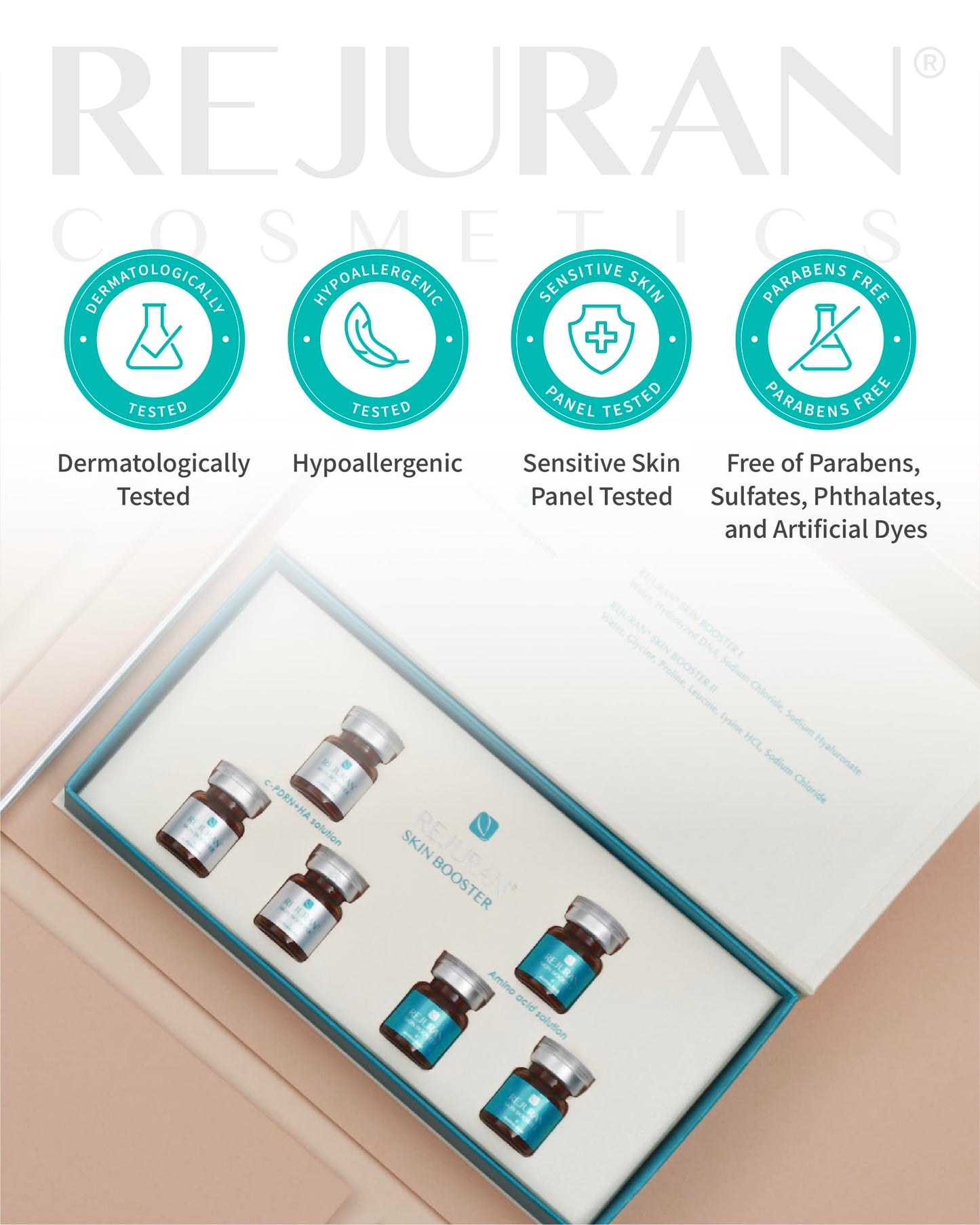 REJURAN® Moisture Treatment Ampoule, c-PDRN® - Deep Hydrating Face Serum for Instant & Long-Lasting Moisture, Soothing, Skin Barrier Boost, Moisture Lock with PDRx. Korean Skin Care (1.01 fl oz)