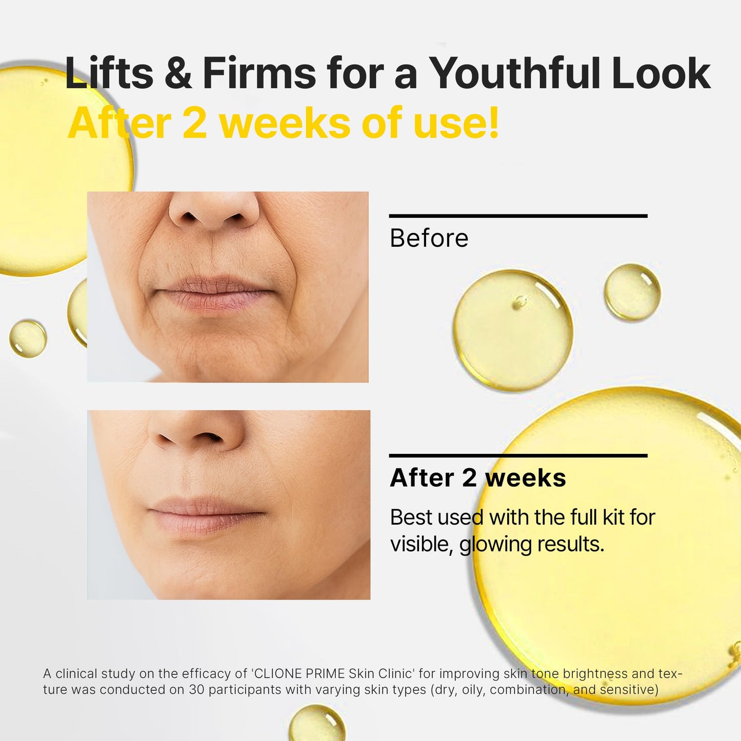 Korean Instant Face Lift Serum Mask - Hyaluronic Acid Serum Mask for Face, Niacinamide, Peptides for Anti Aging, Korean Skin Care Mask