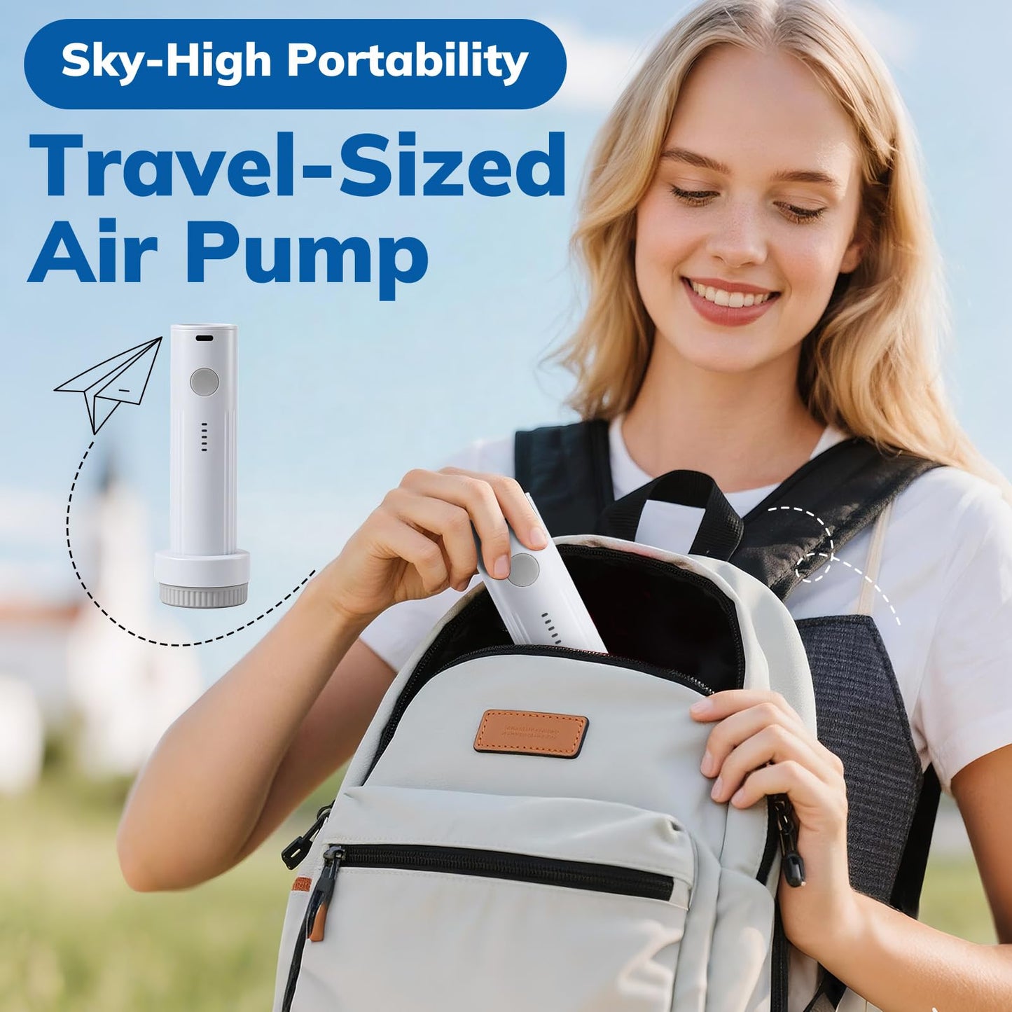 Umimile Vacuum Storage Bags for Travel with Electric Pump, Reusable Travel Vacuum Bags, Space Saver Bags for Luggage, Suitcases and Backpack (2 Small + PUMP)